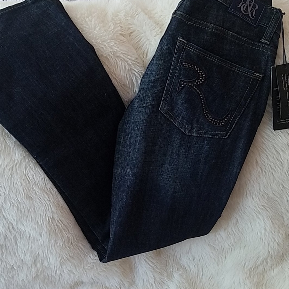 Rock and Republic rhinestone jeans
